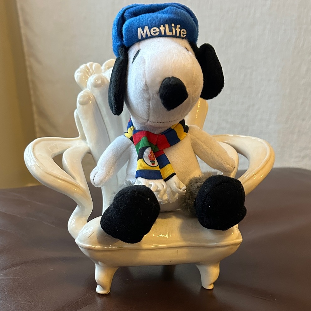 Snoopy MetLife Olympic Plush